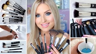 How To Clean Makeup Brushes ♡ NEW xoBeauty Italian Brush Range!