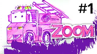 Мультик про Пожарную машину. Как Маркер ZOOM рисует Пожарную машину. #1. РыбаКит.