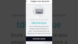 Uber código promocional