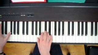 If I Fall, Amber Pacific, piano part