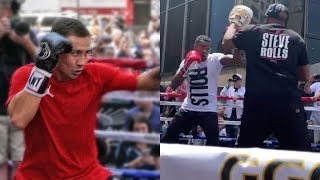 Открытая тренировка Геннадия Головкина и Стива Роллса в Нью-Йорке!/ Golovkin vs Rolls!