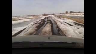 KYRON на рыбалку.Последний снег.