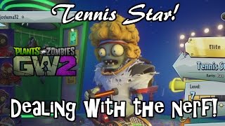 Dealing with the Tennis Star Nerf (Plants vs Zombies Garden Warfare 2 gameplay)
