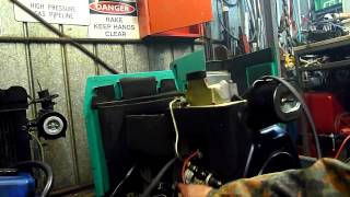 Nigata NGT5 Diesel Generator cold start cranking - First Run