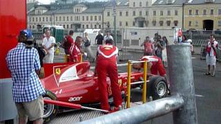 Formula-1 in Moscow 16.07.11 Ferrari is arriving