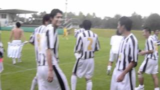 盛岡ゼブラ戦勝後の一場面(2011/8/21)