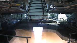 SLS RS-25 Engine Test, 8 February 2022