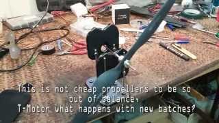 New T-Motor 15x5 propeller heavily out of balance