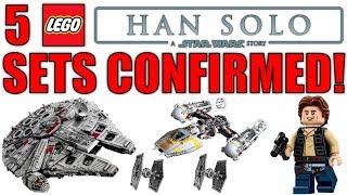 5 LEGO Star Wars HAN SOLO MOVIE Sets Coming In 2018! | LEGO 75207, 75209, 75210, 75211, 75212 |