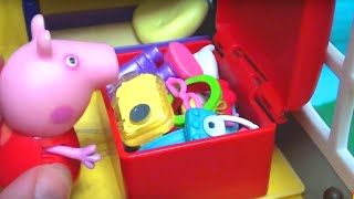 Мультфильм игрушками Свинка Пиги Pig Игра в прятки 2