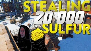HOW I STOLE 20,000 SULFUR WITH A HOT AIR BALLOON | Vanilla Rust