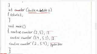شابتر 7 سي بلس بلس - over loading functions