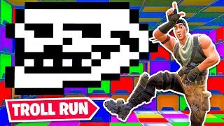 The *NEW* TROLL Death Run in Fortnite!