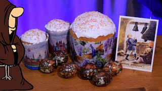 Пасхальные Куличи Мягкие Пышные в глазури и необычные мраморные яйца натуральный краситель