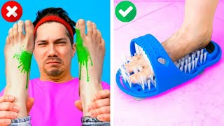 BATHROOM AND RESTROOM SURVIVAL GUIDE || Toilet Hacks & Useful gadgets