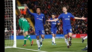 Willian's wonder goal keeps Chelsea in title hunt against Mo Salah's Liverpool || Tactical Analysis