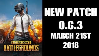 PUBG Patch 11 0.6.3 March 21st 2018 Gameplay (Xbox One)
