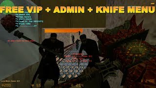 Counter Strike 1.6  Зомби сервер [FREE VIP+HOOK+ДжетПак+KnifeMenu] Вип бесплатно