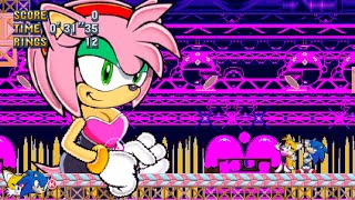 Amy Rouge Boss Fight Mania Plus Mod + Female Tails (Mixed Up) Mania Plus (Special) Mod