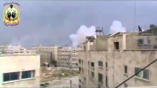 حلب :: الطيران الحربي يقصف حي بني زيد 31-1-2013 جـ1