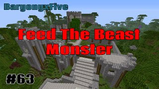 Minecraft FTB Monster Let's Play #63 Equipping a blaze trap