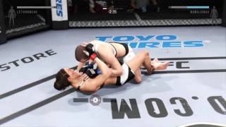 EA SPORTS UFC 2 Valerie Letourneau vs Rose Namajunas Pro
