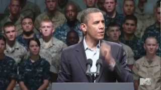 Obama and Romney Sing Party in the USA. Обама и Ромни поют песню.