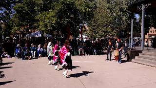 INDIGENOUS PEOPLES DAY 2019 - SANTA FE, NM  - Ohkay Owingeh Women Bow & Arrow Dance