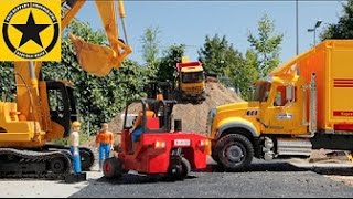 BRUDER Excavator Toys and BRUDER Trucks StopMotion in Jack's World Construction + Logistics