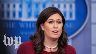 White House news briefing