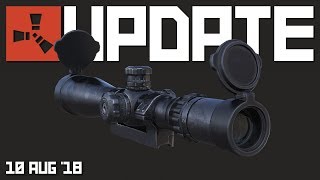 8x scope, L96, Cargo ship event | Rust Update 10th August 2018