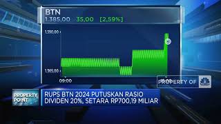 RUPS BTN 2024 Putuskan Rasio Dividen 20%, Setara Rp700,19 Miliar