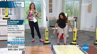 Karcher FC5 Wet/Dry Vacuum For Hard Floors with 4 Deterg...