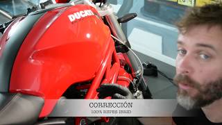 Como pulir con Rupes Ibrid NANO una Ducati Monster - CORRECCION SOBRE PLÁSTICOS