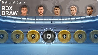 Black Ball TRICK in National Stars Box Draw /PES 2019