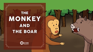 Learn English Listening | English Stories - 30. The monkey and The boar