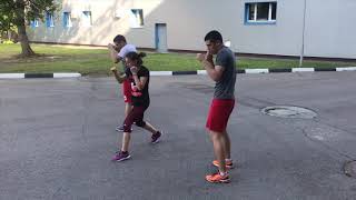 Bokseri iz Budve na zajednickim pripremama sa juniorskom reprezentacijom Moskovske oblasti u Rusiji.