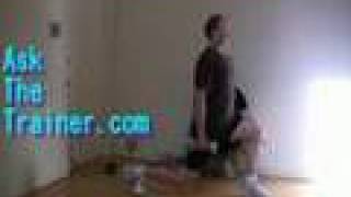 split squats Home legs and butt exercise glutes and quads workout