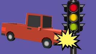 BLOCKY TRAFFIC RACER #1. ИГРА КТО ДАЛЬШЕ ПРОЕДЕТ. Катаемся на пожарной машине. Мультик про машинки.