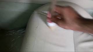 Dirty leather car seat cleaning | Limpieza de asiento de coche de cuero sucio  Car interior cleaning