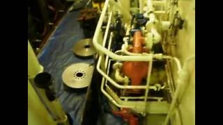AMS assisted overhaul on a MAK 9M43C. 8400kw  on Kristin Schepers.