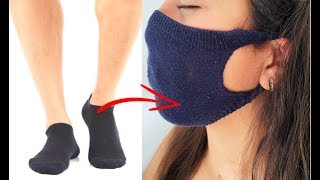 TAPABOCAS SIN MÁQUINA - MAKE FABRIC FACE MASK AT HOME - DIY FACE MASK NO SEWING MACHINE
