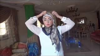 ٣ طرق للف الطرحة الشيفون / Hijab tutorial