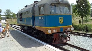 Детская железная дорога в Запорожье в фотографиях