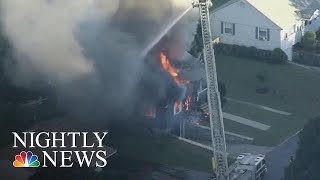 Gas Leaks Set Off Multiple Explosions In Massachusetts, Multiple Injured | NBC Nightly News