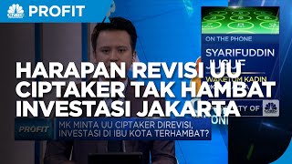Kadin DKI Harap Revisi UU Ciptaker Tak Hambat Investasi Jakarta