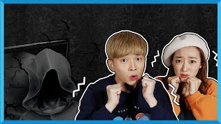 凱文和露西的膽量挑戰！看可怕的電影時會做出什麼動作呢？| 凱文和遊戲 KevinAndPlay