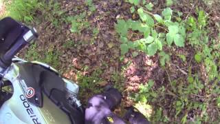 Scouting a trail for the big bike woods trial 2013 / BMW R 1200 GS Adventure - 450 X