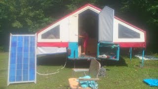 Прицеп-палатка своими руками Домик на колёсах/The trailer-tent with their hands