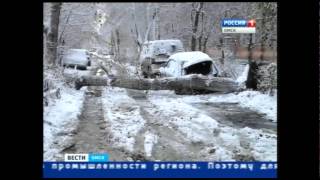 В Омск пришла зима (ВЕСТИ-Омск, 21.10.2014)